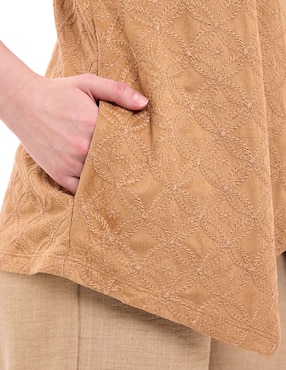 Chaleco Alexis de suede para mujer