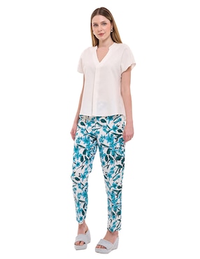 Blusa Alexis manga corta para mujer