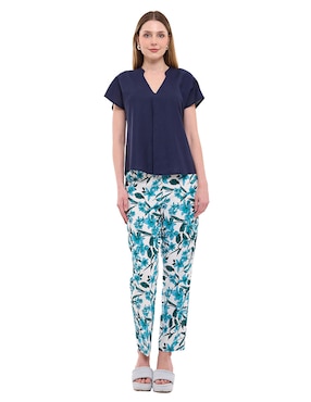 Blusa Alexis manga corta para mujer
