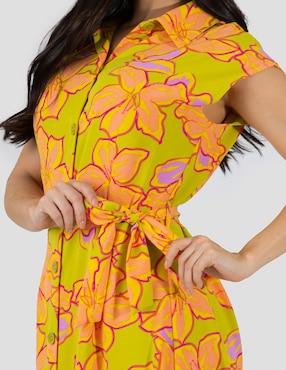 Vestido 3/4 casual Bliss by Oh Pomp para mujer