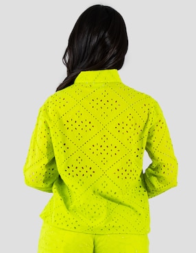 Blusa Bliss By Oh Pomp manga larga para mujer