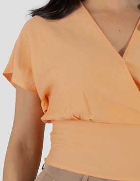 Blusa Bliss By Oh Pomp manga corta para mujer