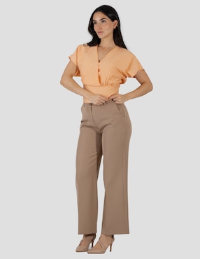 Blusa Bliss By Oh Pomp manga corta para mujer