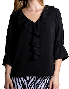 Blusa Bliss By Oh Pomp manga 3/4 para mujer
