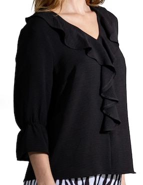 Blusa Bliss By Oh Pomp manga 3/4 para mujer