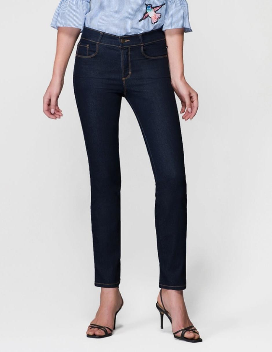 Jeans straight corte cintura alta para mujer Jeans straight corte cintura alta para mujer