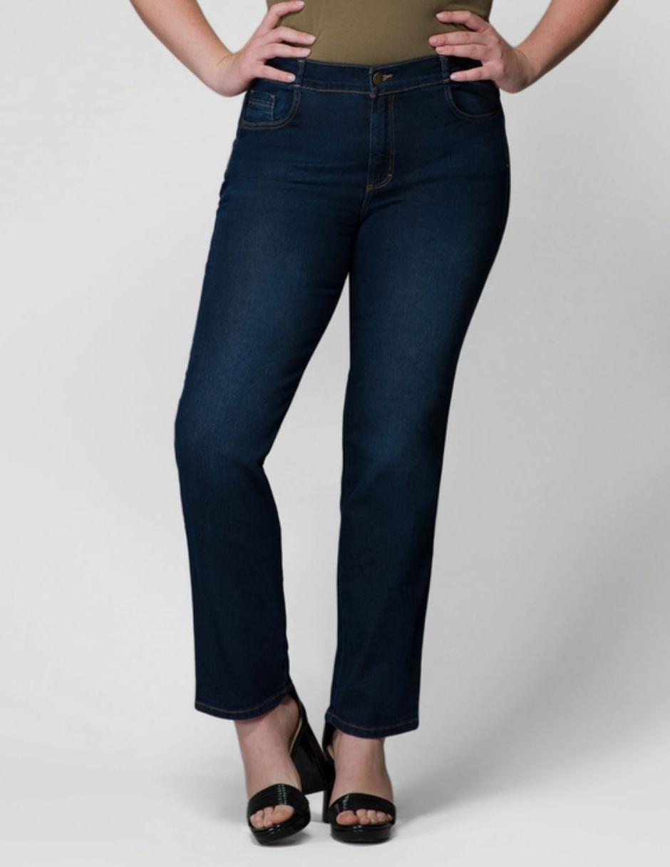 Jeans slim Oh Pomp corte cintura alta para mujer