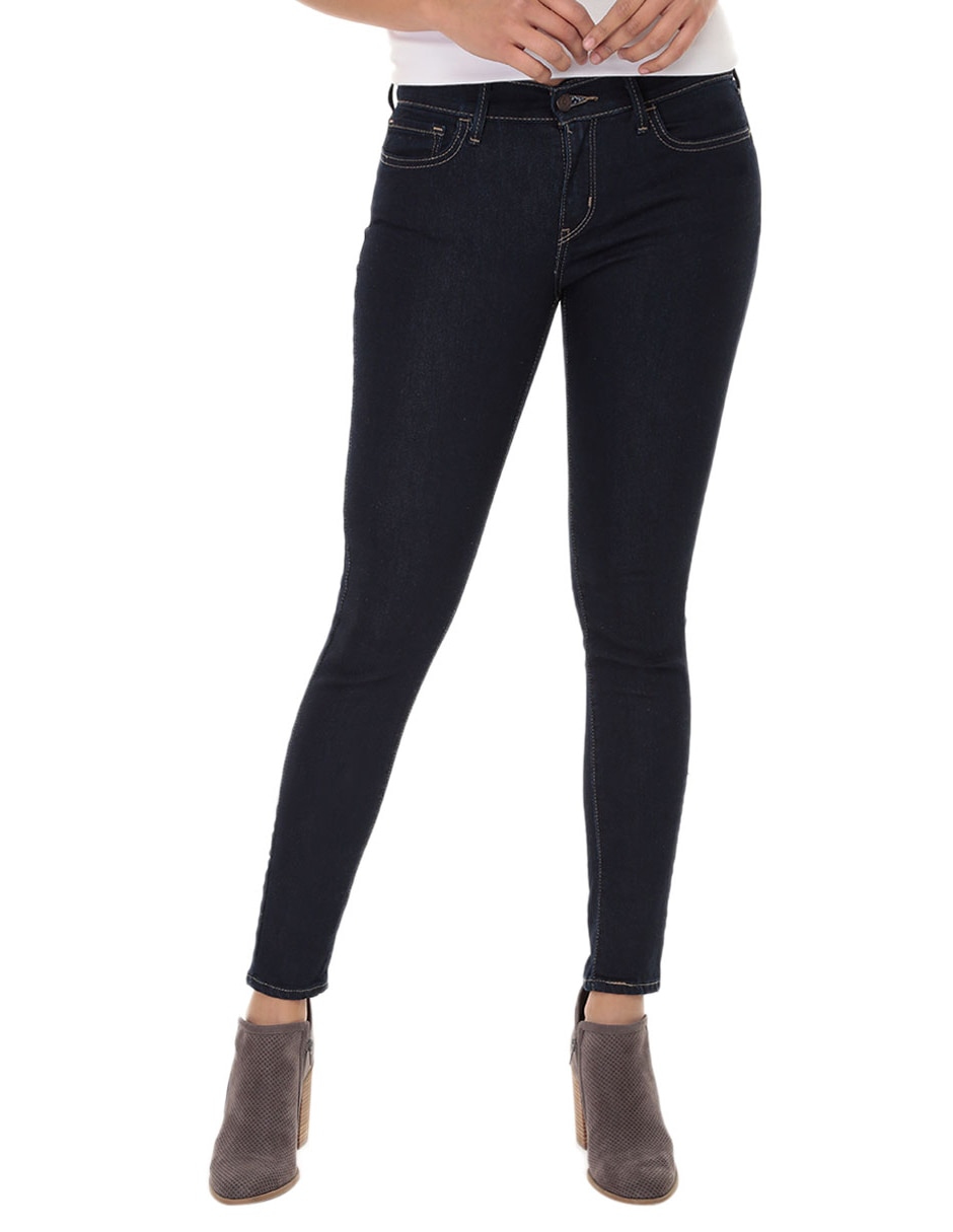 diario Mediador licencia Jeans super skinny Levi´s 710 lavado obscuro corte cadera para mujer