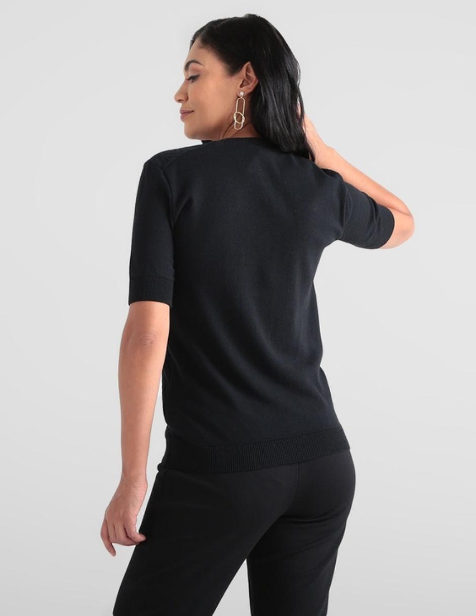 Blusa manga corta para mujer 5