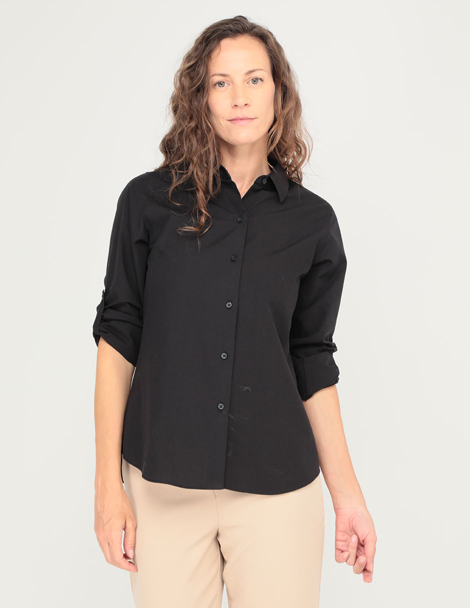Blusa manga larga para mujer