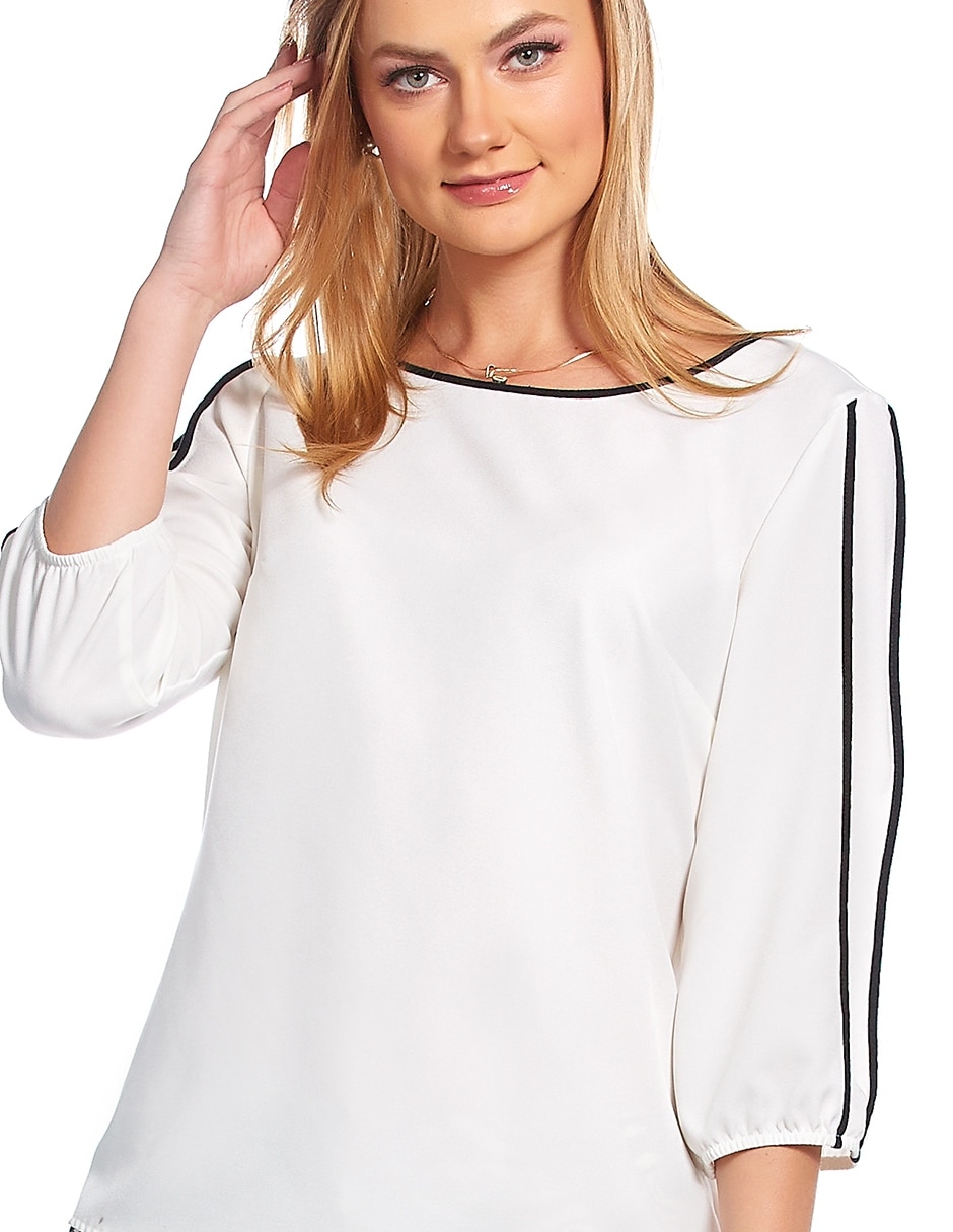 Blusa manga 3/4 para mujer 4