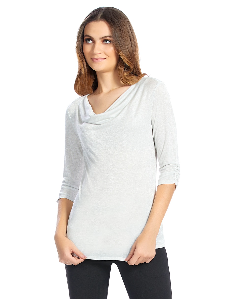 Blusa manga 3/4 para mujer 1