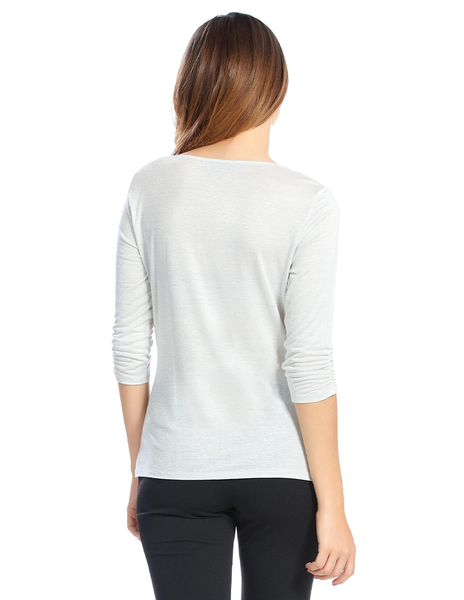 Blusa manga 3/4 para mujer 2