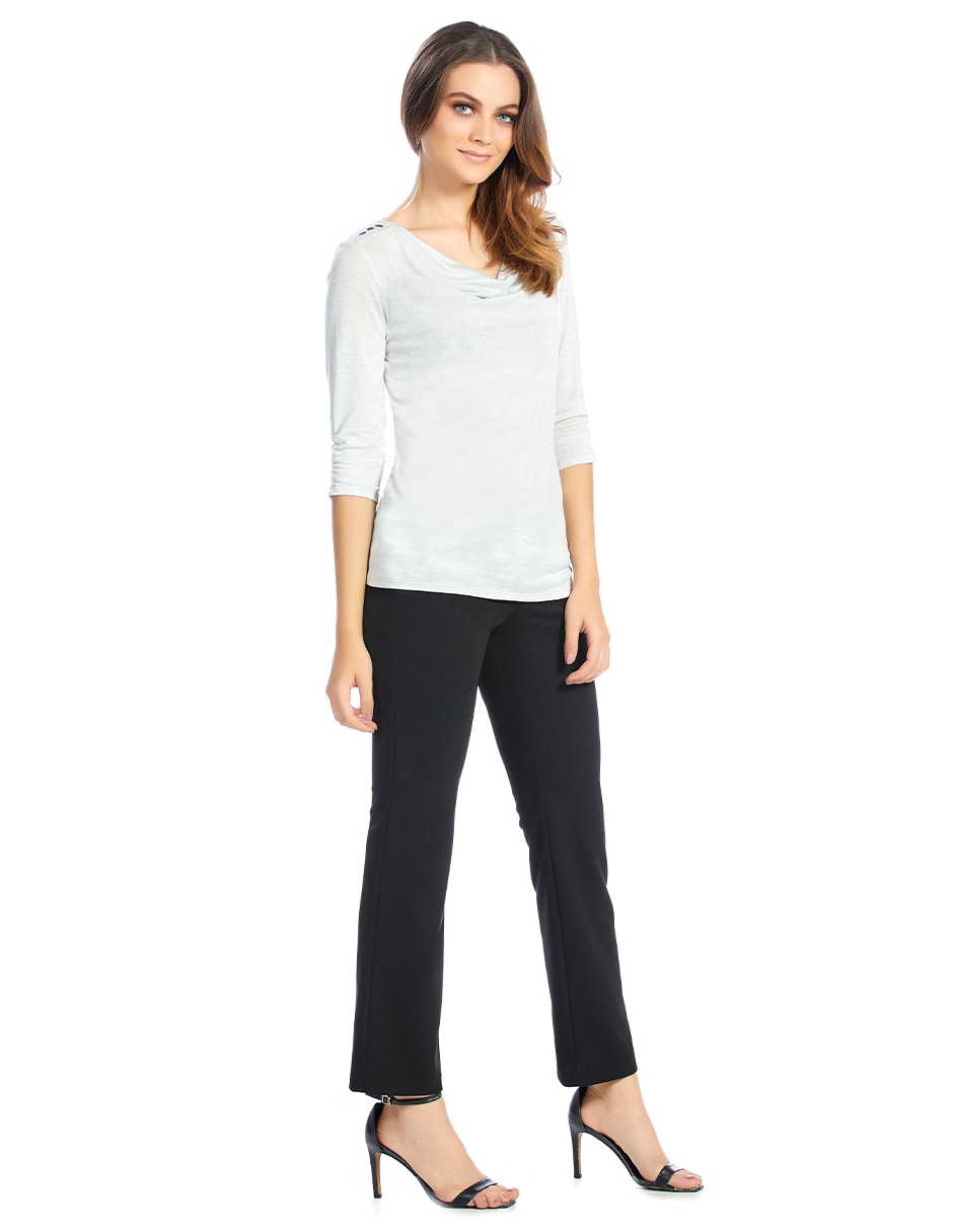 Blusa manga 3/4 para mujer 3