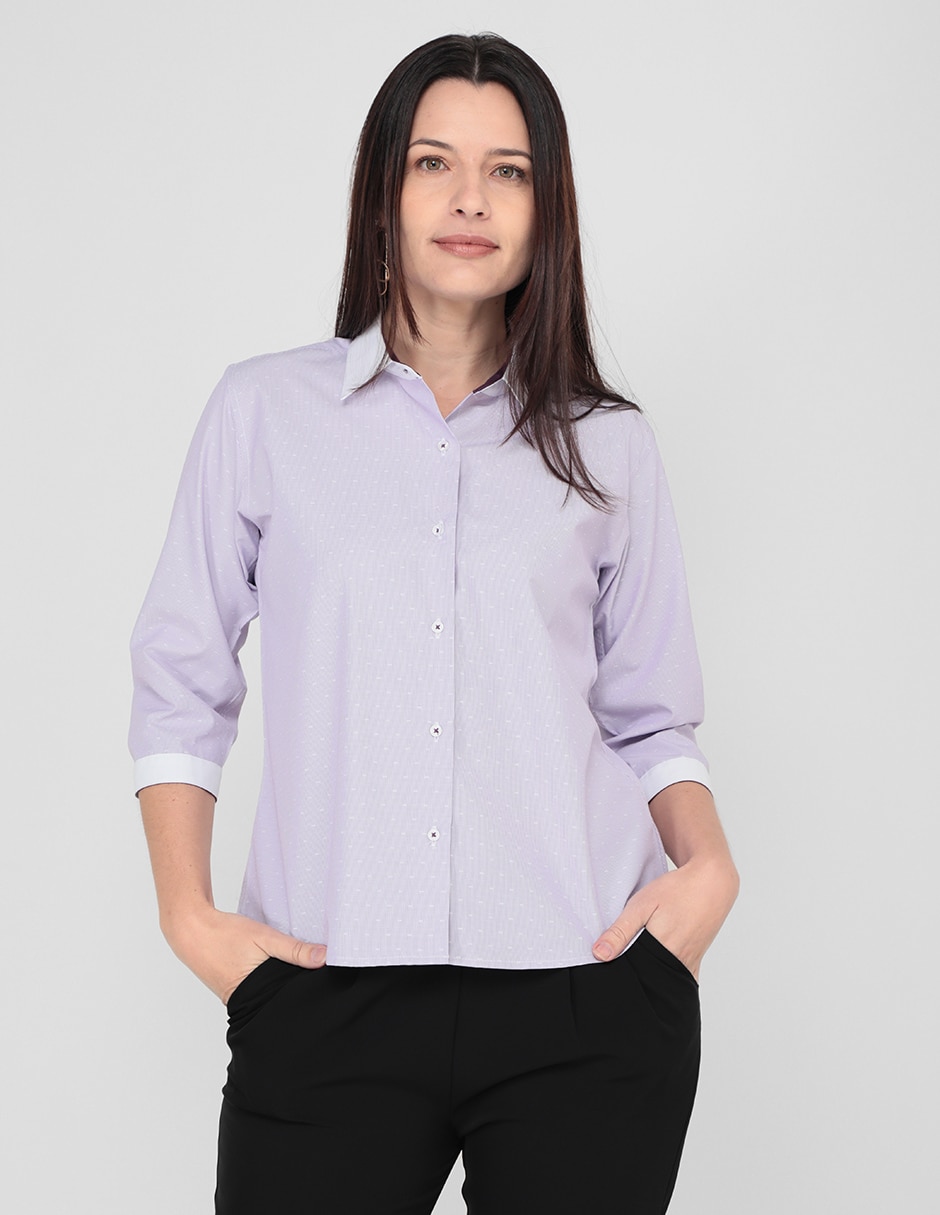 Blusa semi formal mujer hot sale