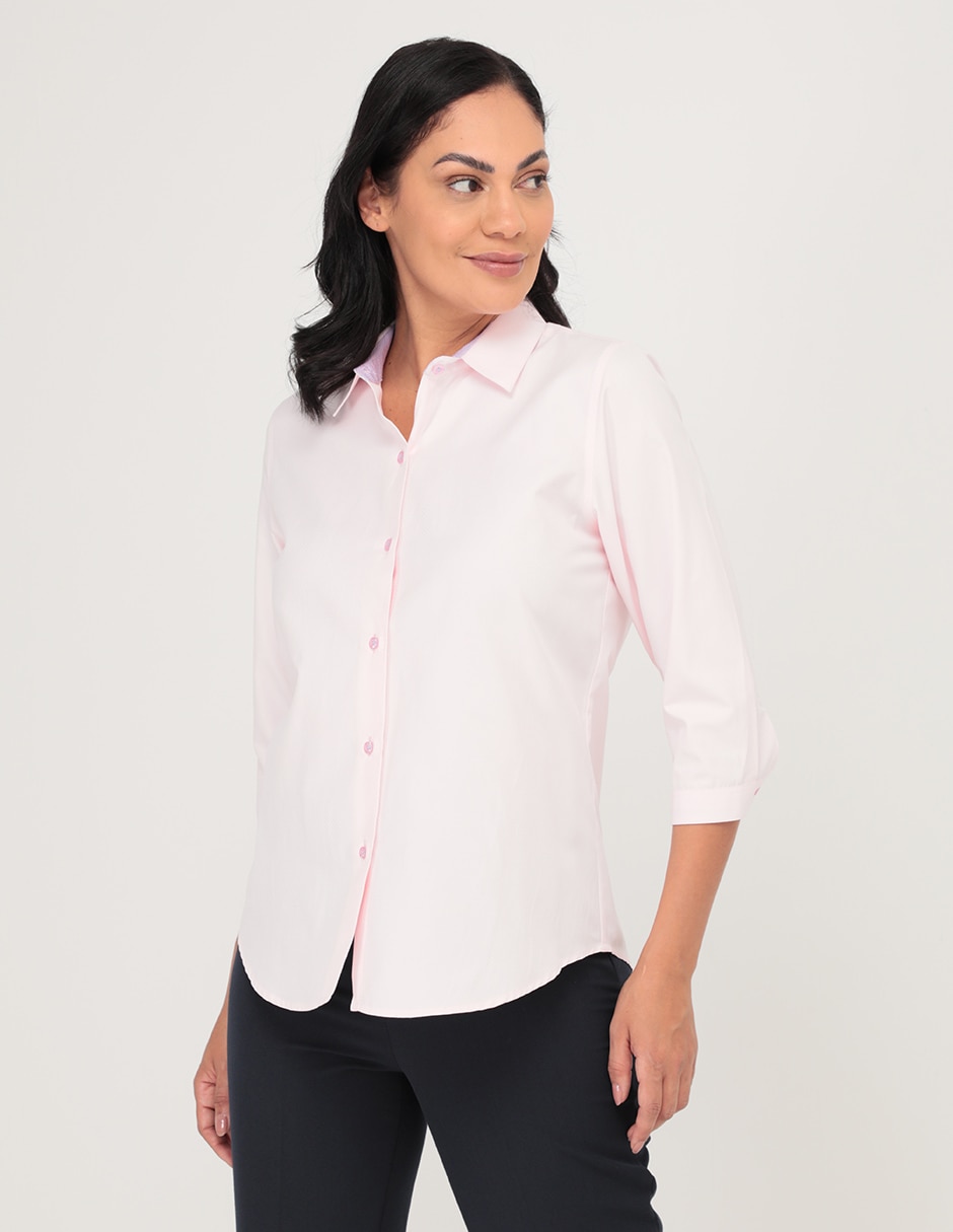Blusa manga 3/4 para mujer