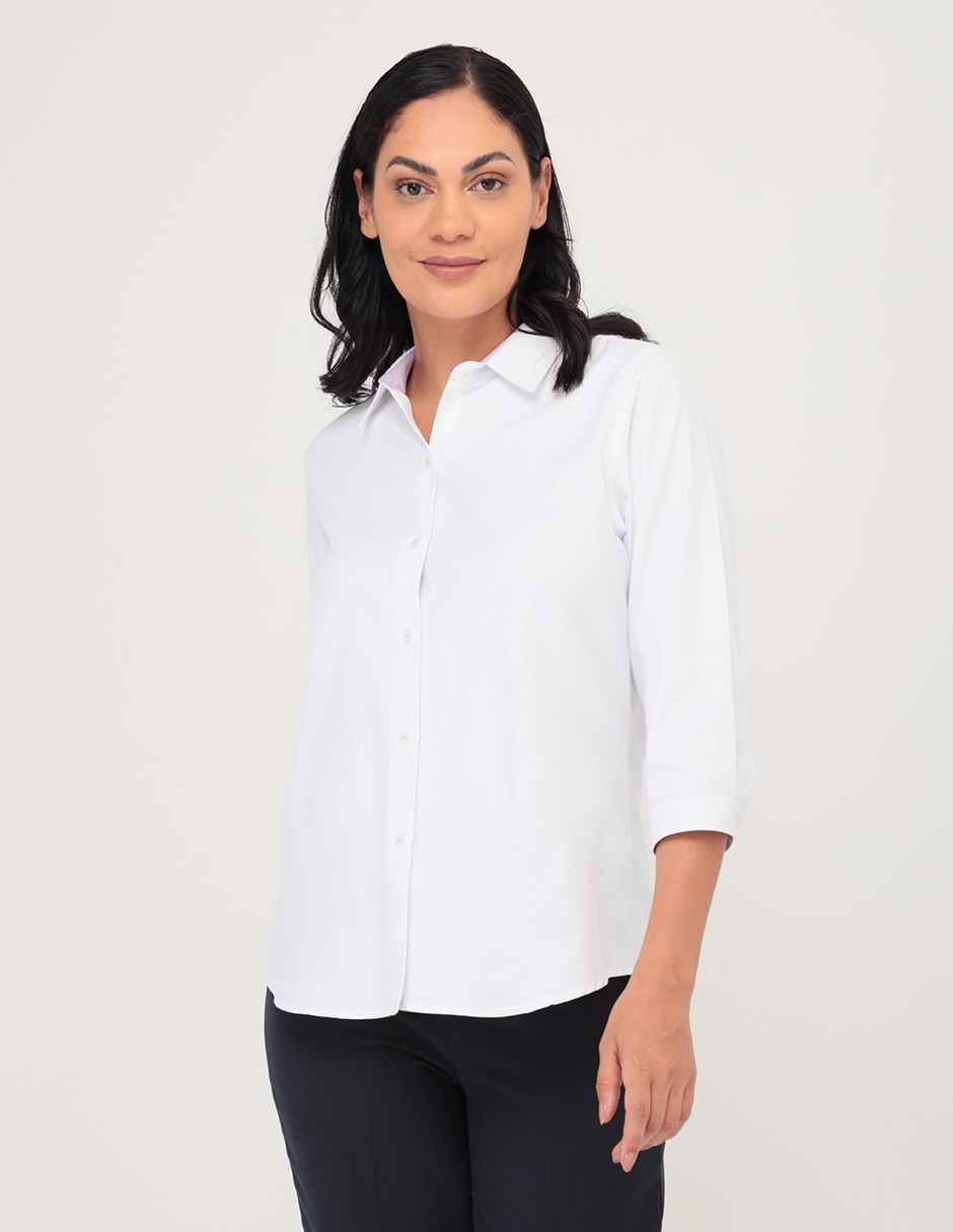 Blusa manga 3/4 para mujer Blusa manga 3/4 para mujer