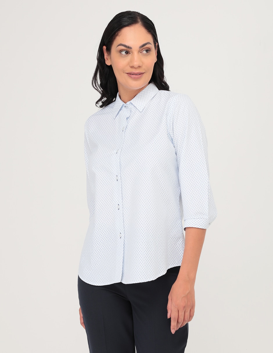 Blusa manga 3/4 para mujer