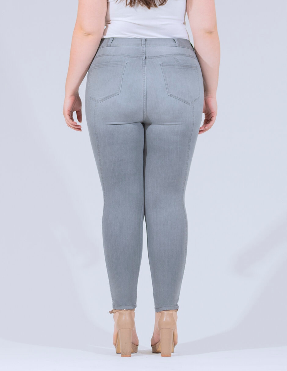 Jeans skinny ! corte cintura alta para mujer 2