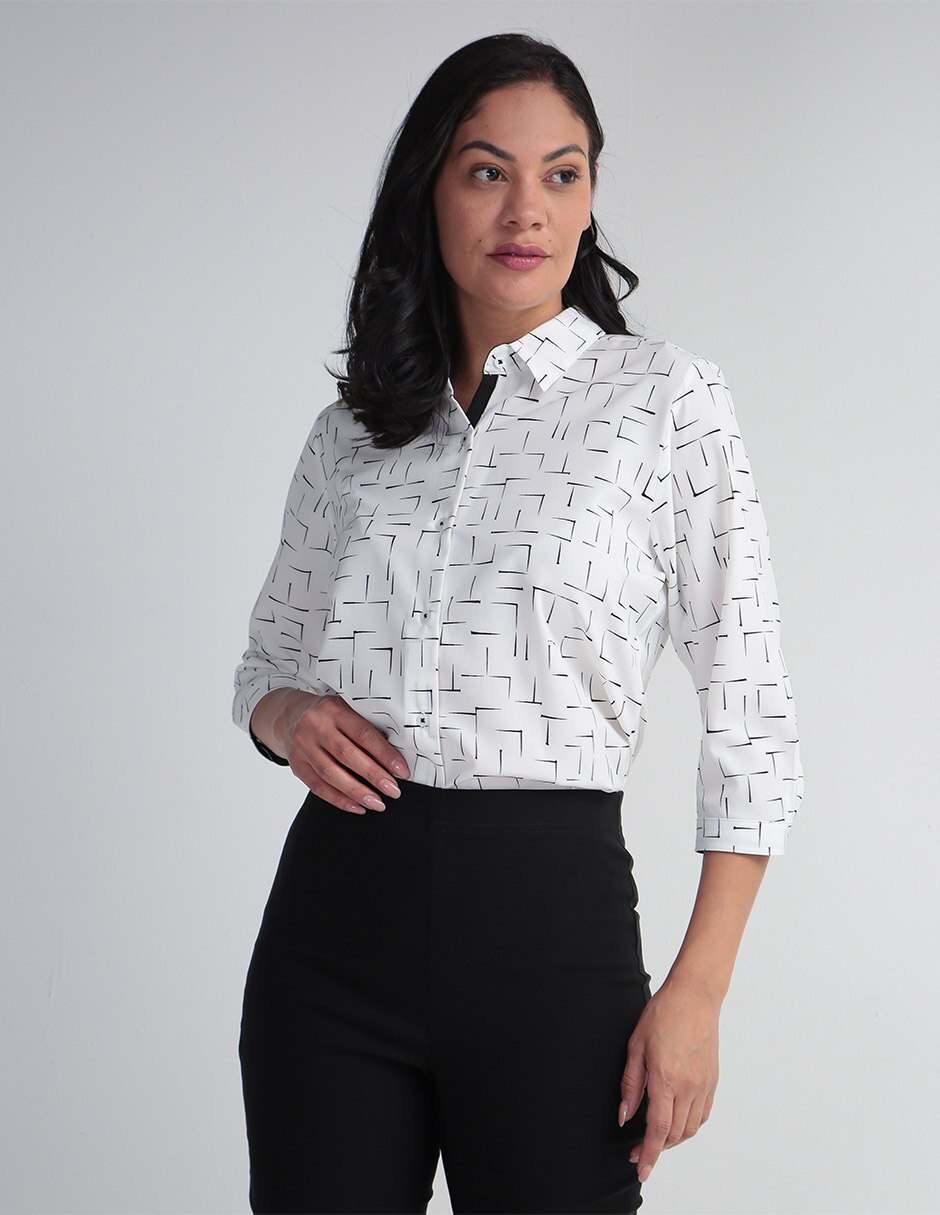 Blusa manga 3/4 para mujer 1