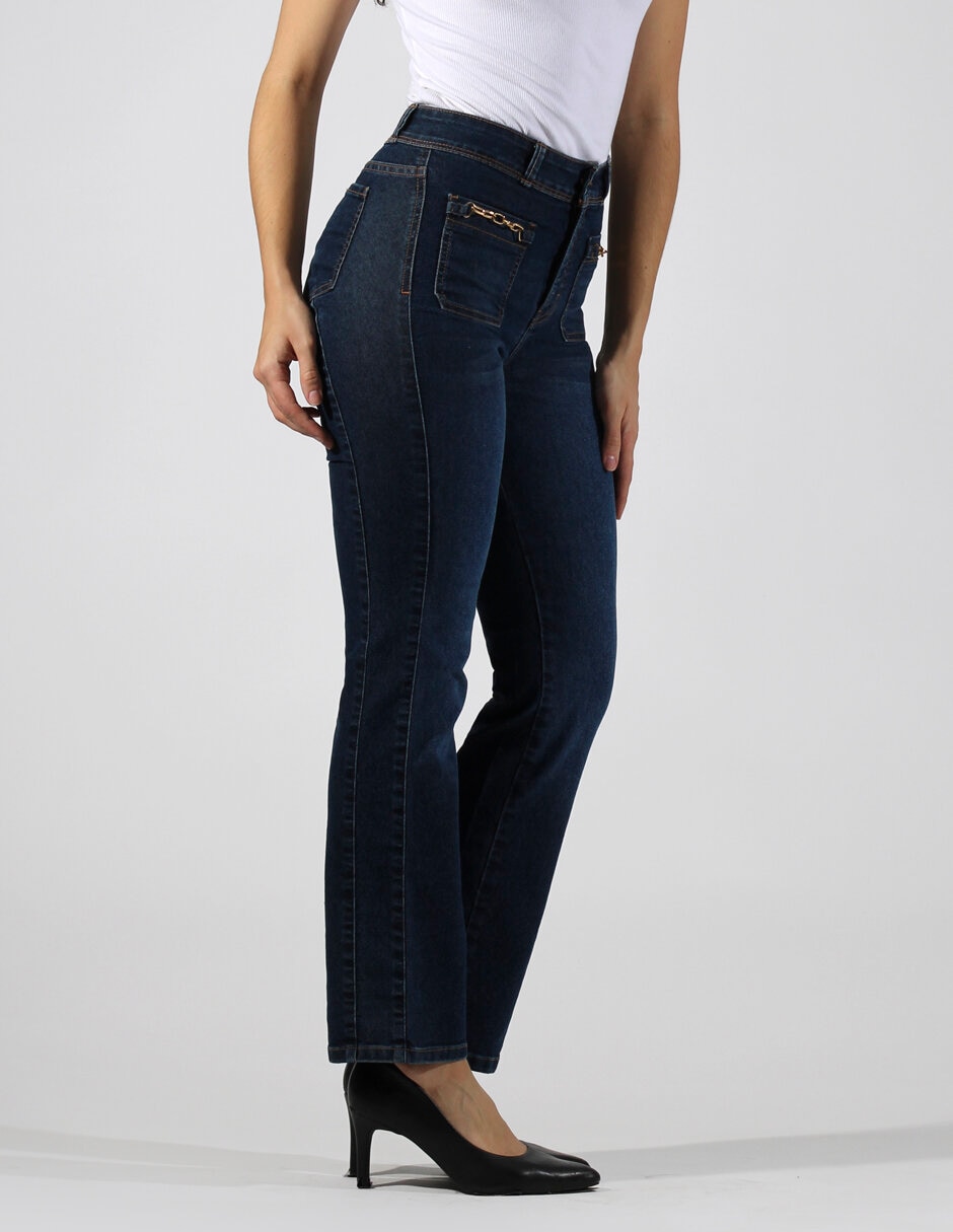Jeans straight para mujer 3