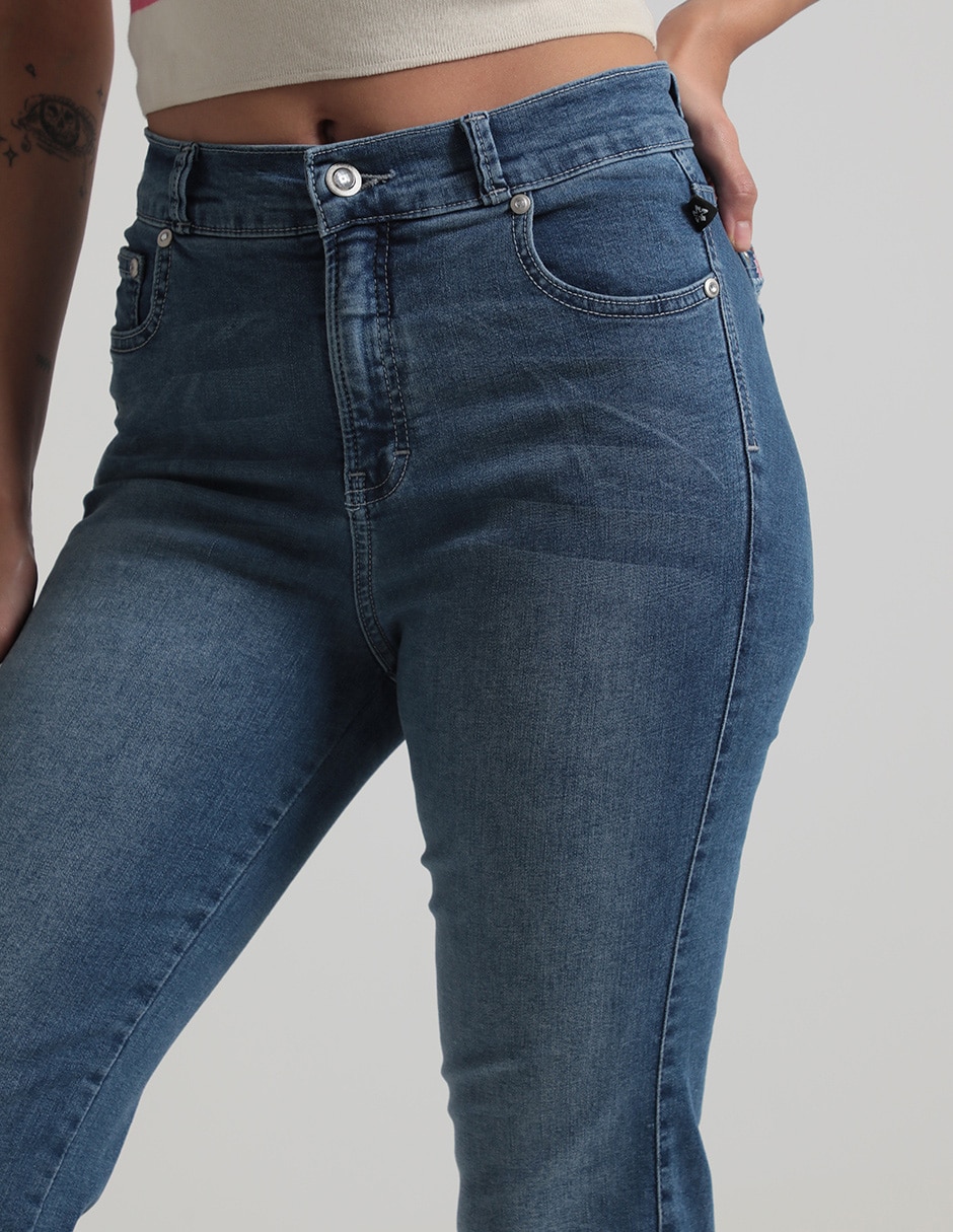 Jeans straight para mujer 4