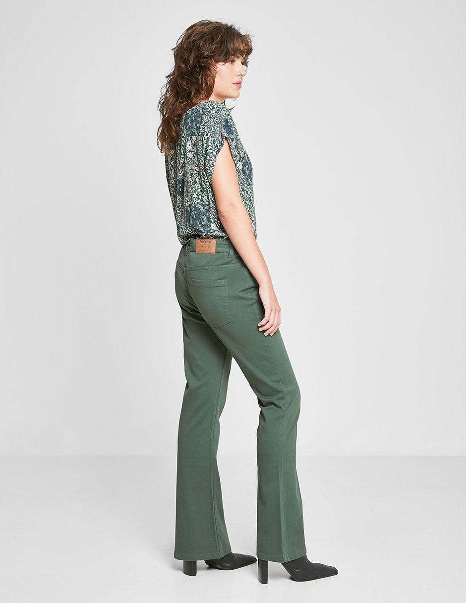 Jeans straight para mujer 2