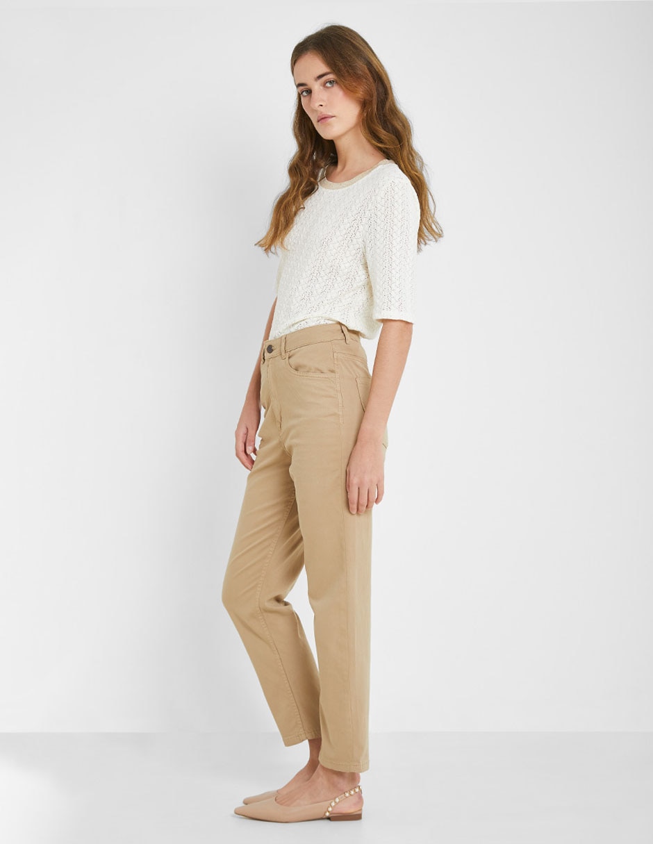 Jeans straight para mujer 6