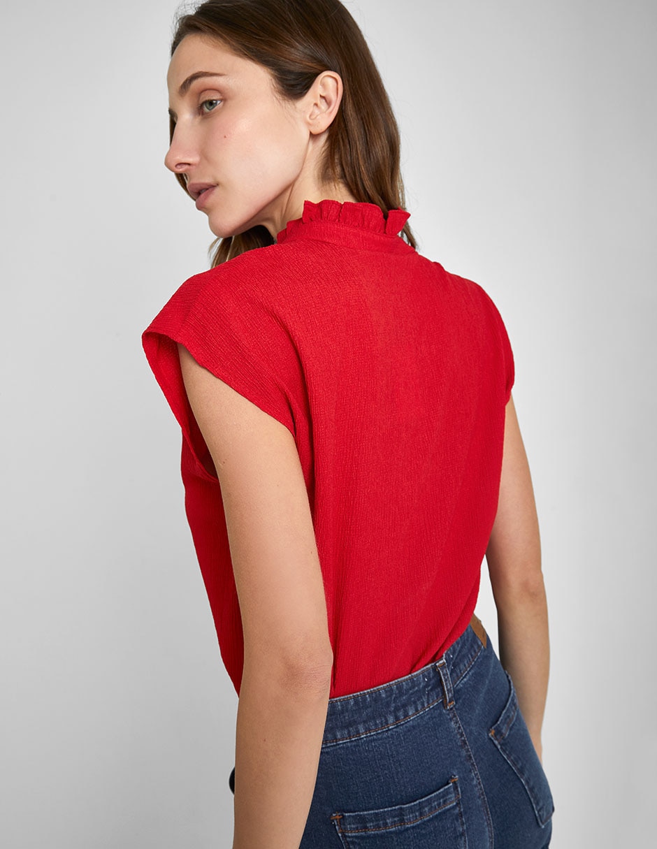 Blusa manga corta para mujer 2