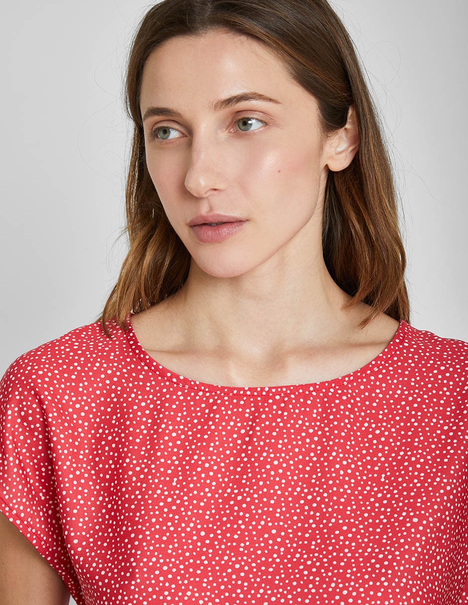 Blusa manga corta para mujer 5