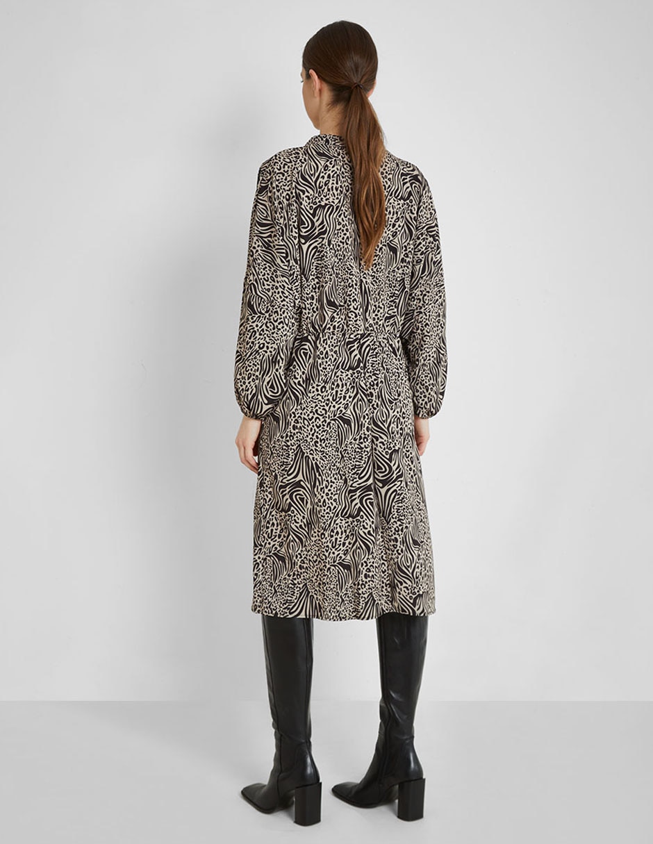 Vestido a la rodilla casual para mujer 2