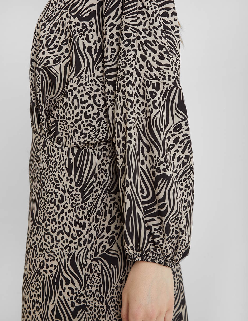 Vestido a la rodilla casual para mujer 5