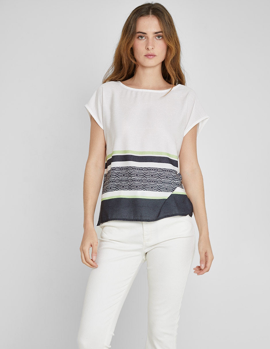 Blusa manga corta para mujer Blusa manga corta para mujer