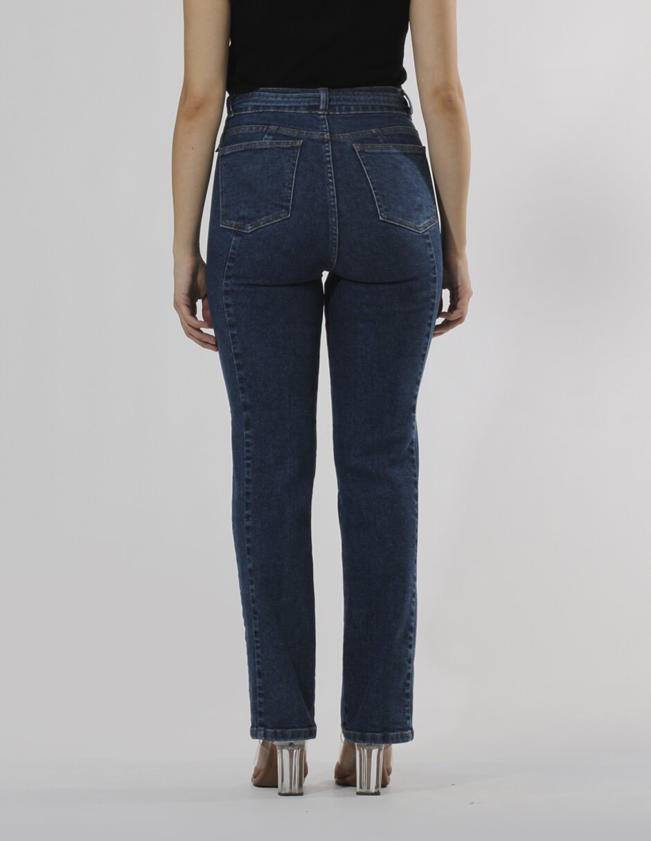Jeans straight para mujer 2
