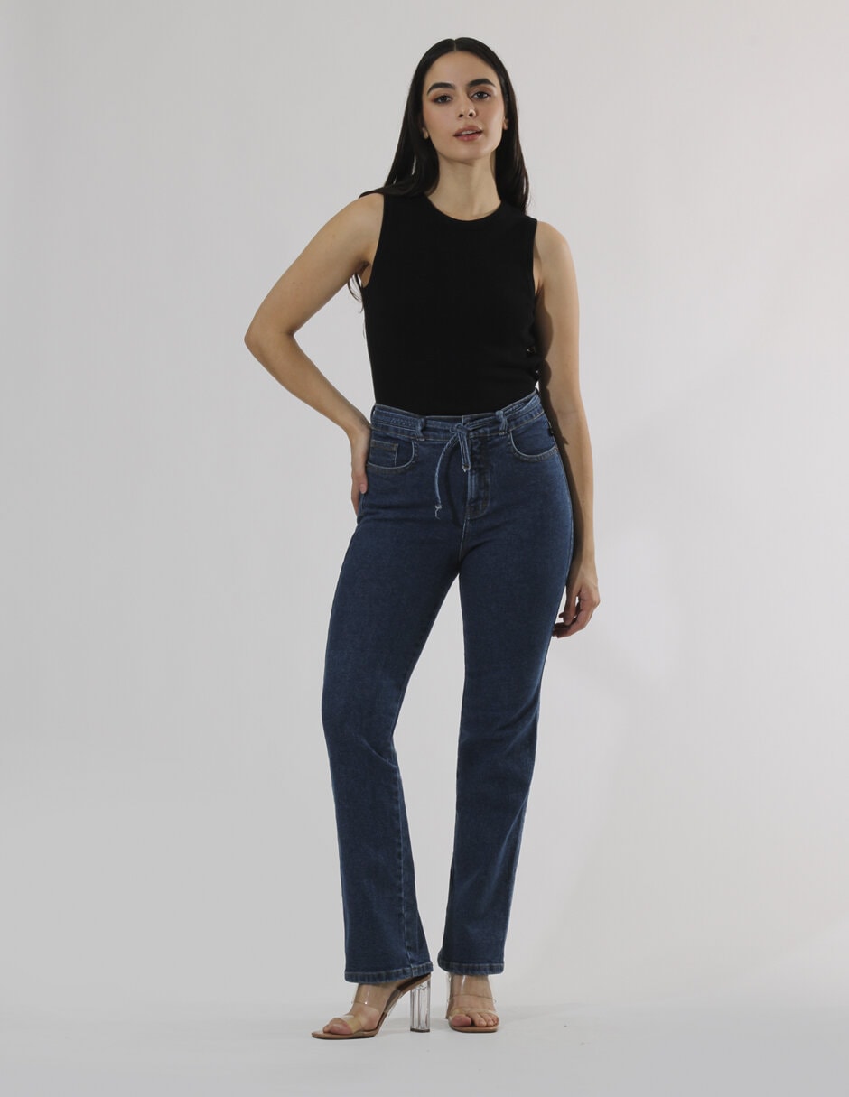 Jeans straight para mujer 3