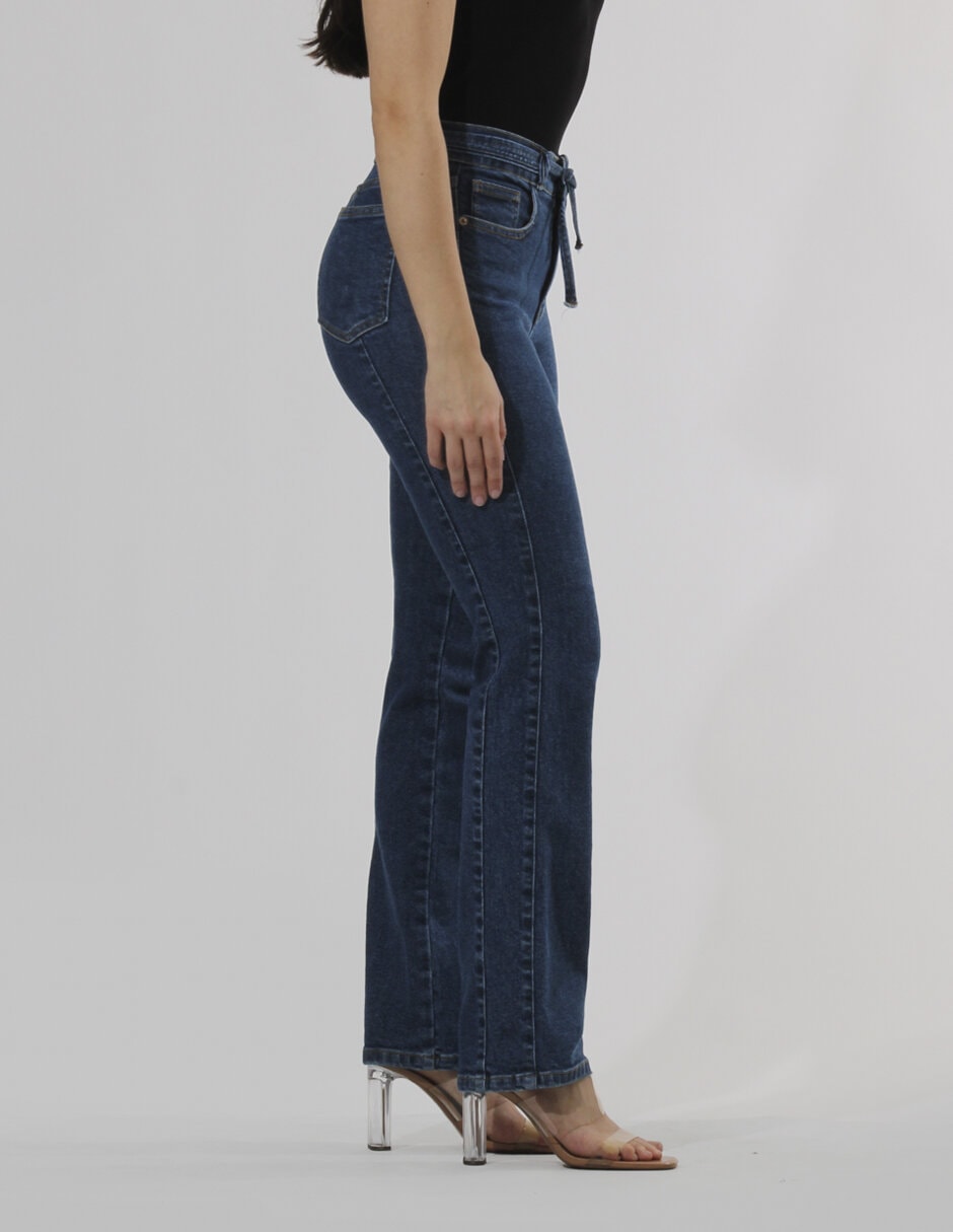 Jeans straight para mujer 4