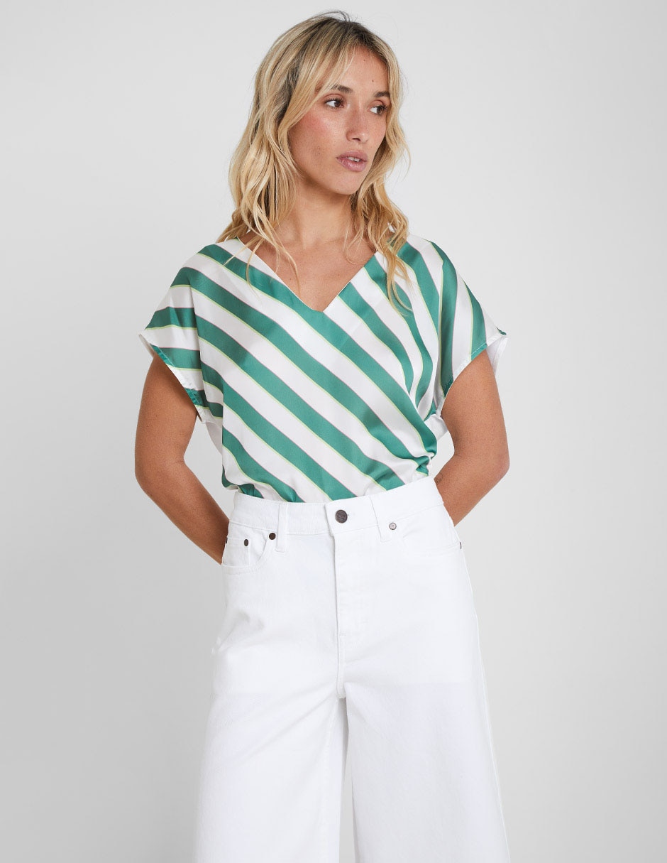 Blusa manga corta para mujer Blusa manga corta para mujer