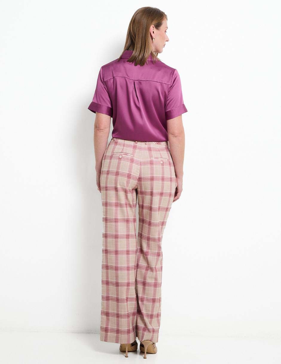 Pantalón de vestir amplio para mujer 2