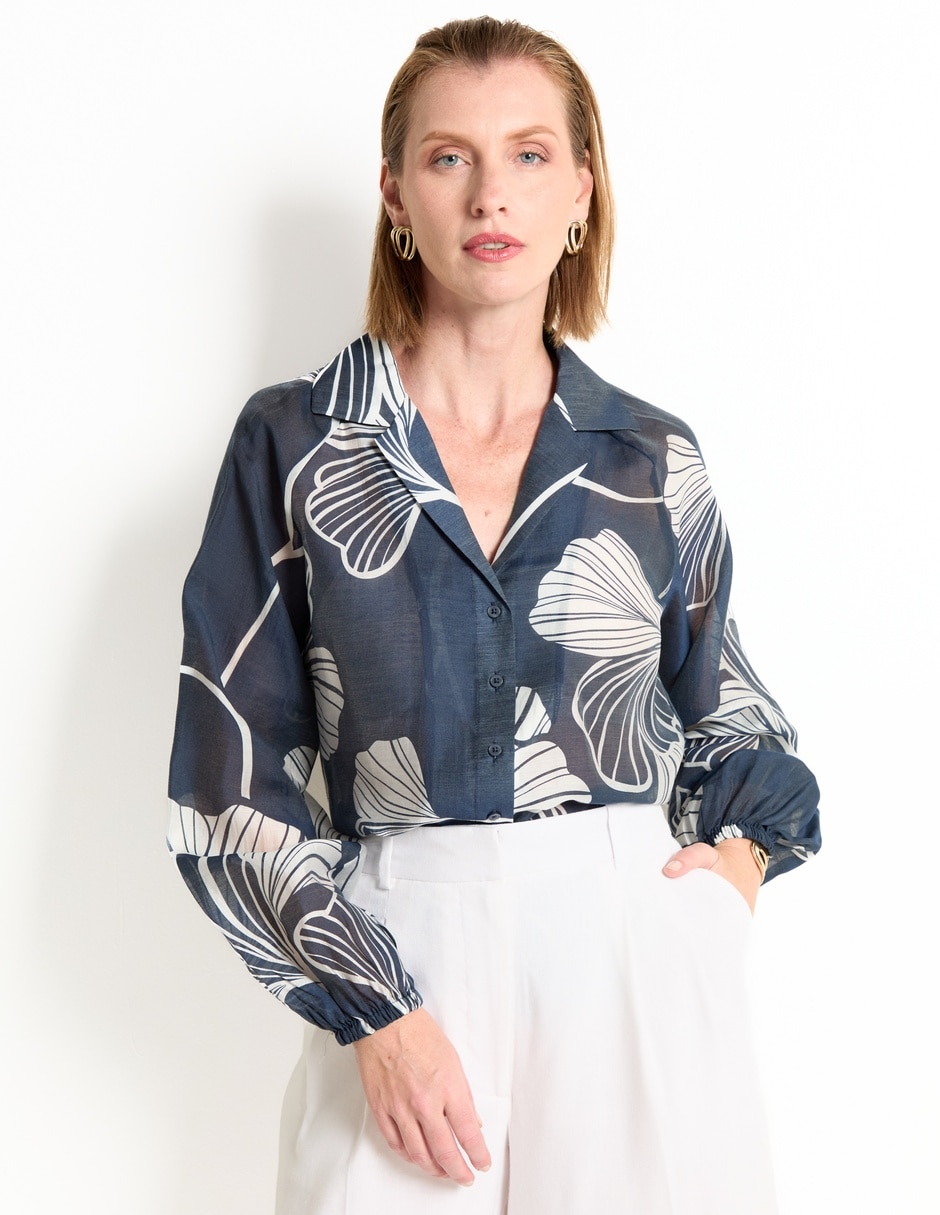 Blusa manga larga para mujer 1