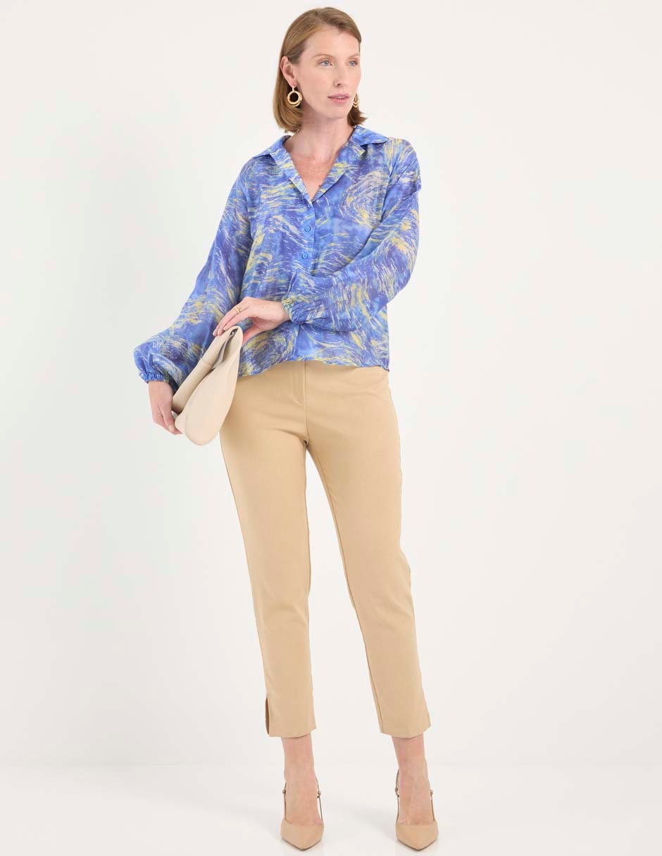 Blusa manga larga para mujer 3
