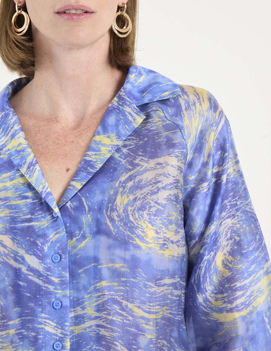 Blusa manga larga para mujer 4