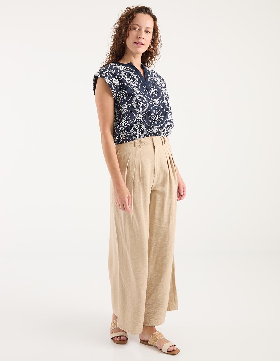 Blusa manga corta para mujer 3