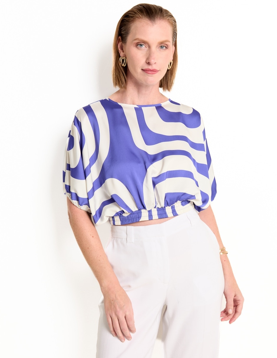 Blusa manga al codo para mujer Blusa manga al codo para mujer