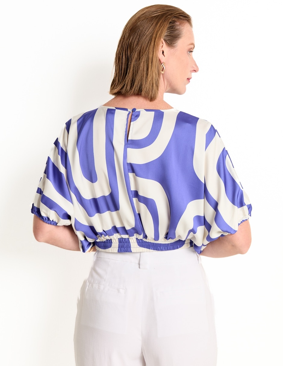 Blusa manga al codo para mujer 2