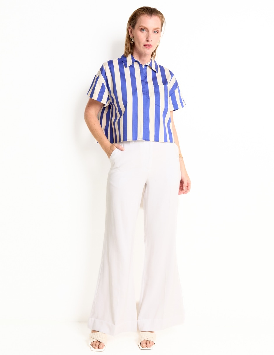 Blusa manga corta para mujer 3