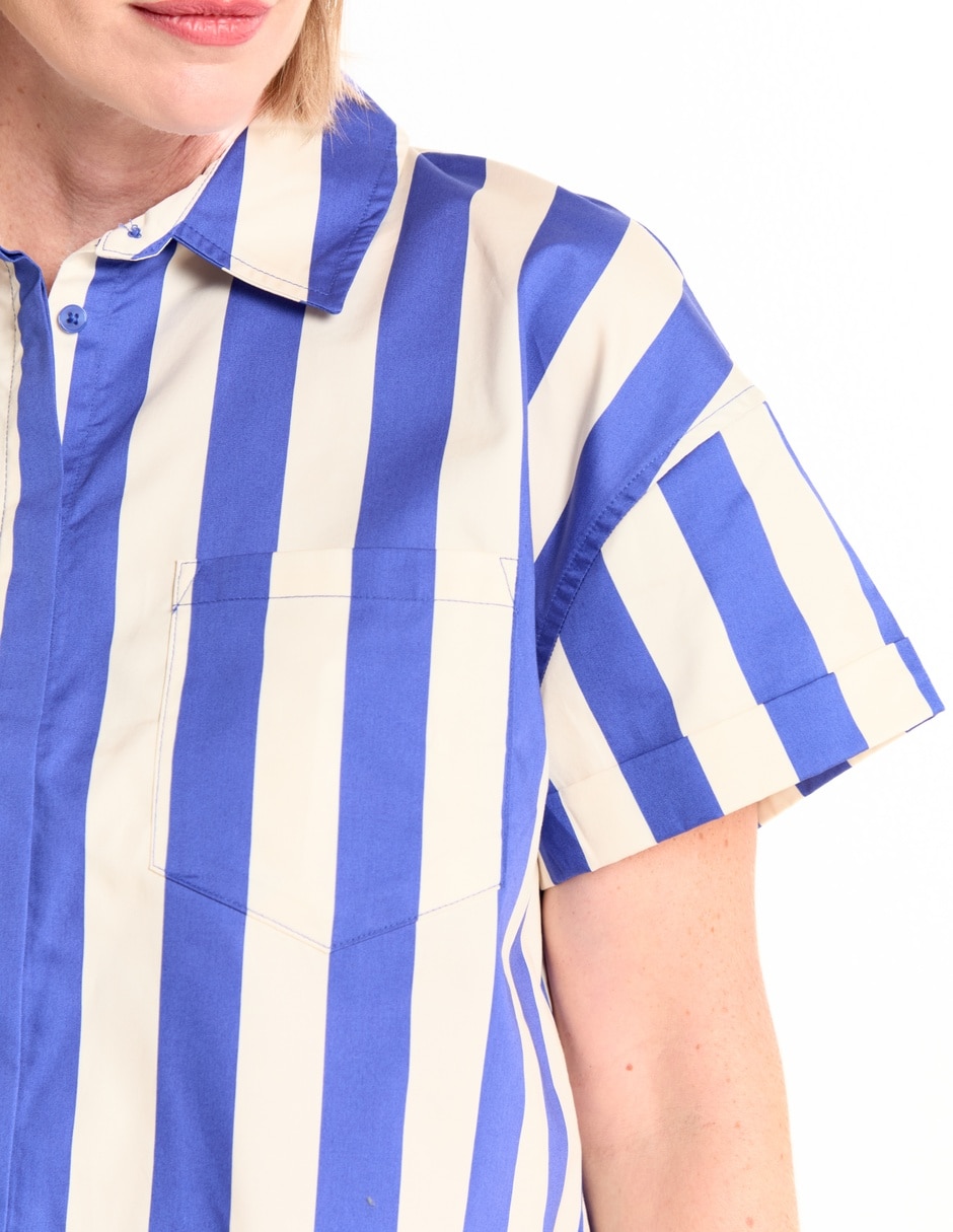 Blusa manga corta para mujer 4