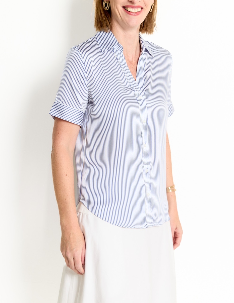 Blusa manga corta para mujer 5