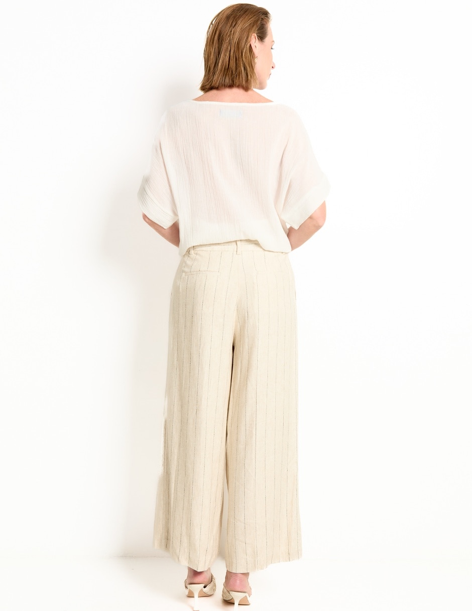 Pantalón relaxed wide leg para mujer 2