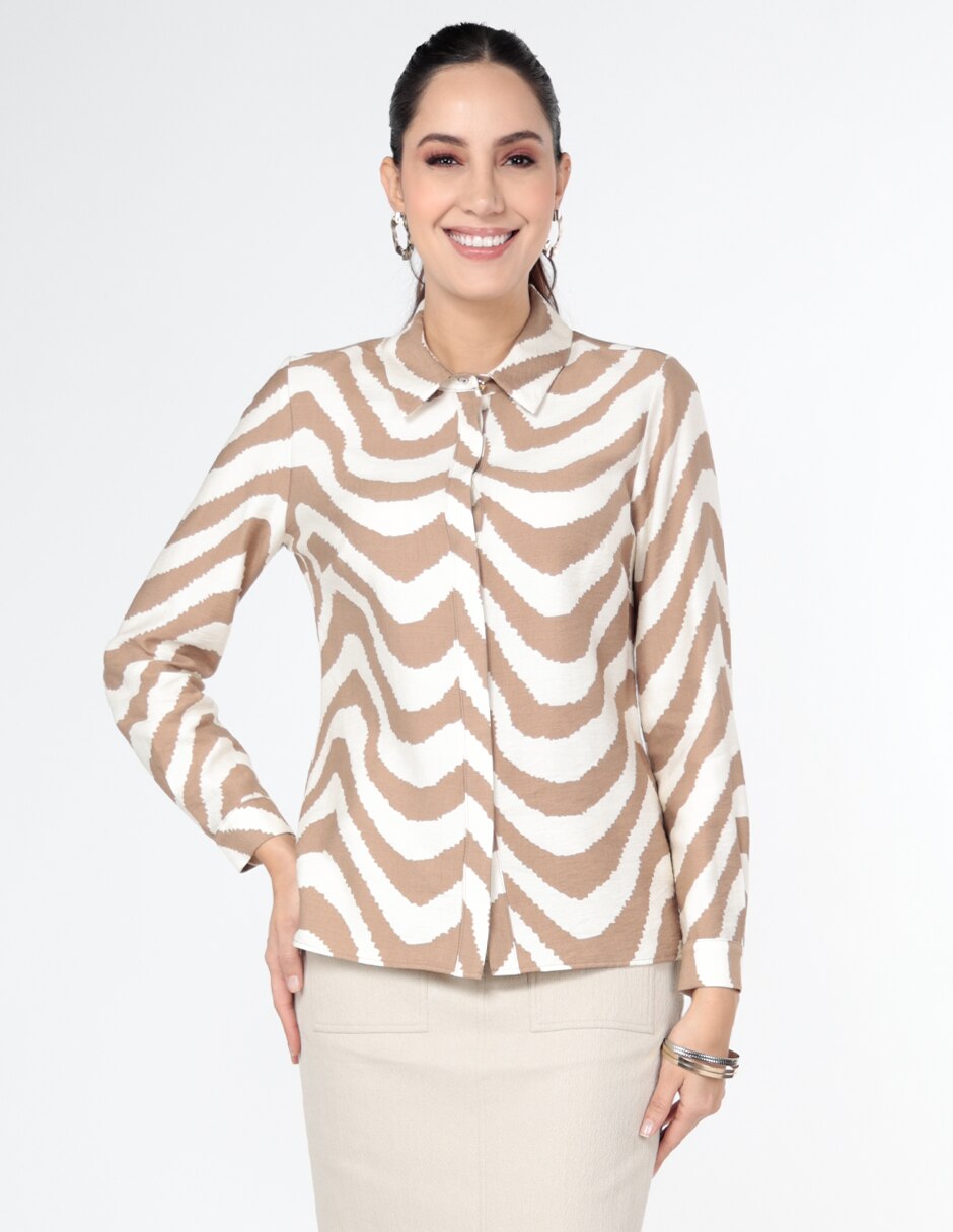 Blusa manga larga para mujer 1