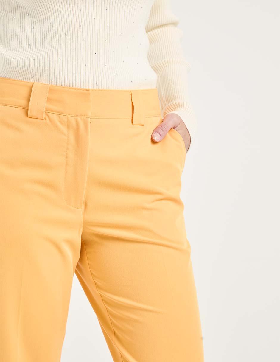 Pantalón de vestir straight para mujer 4
